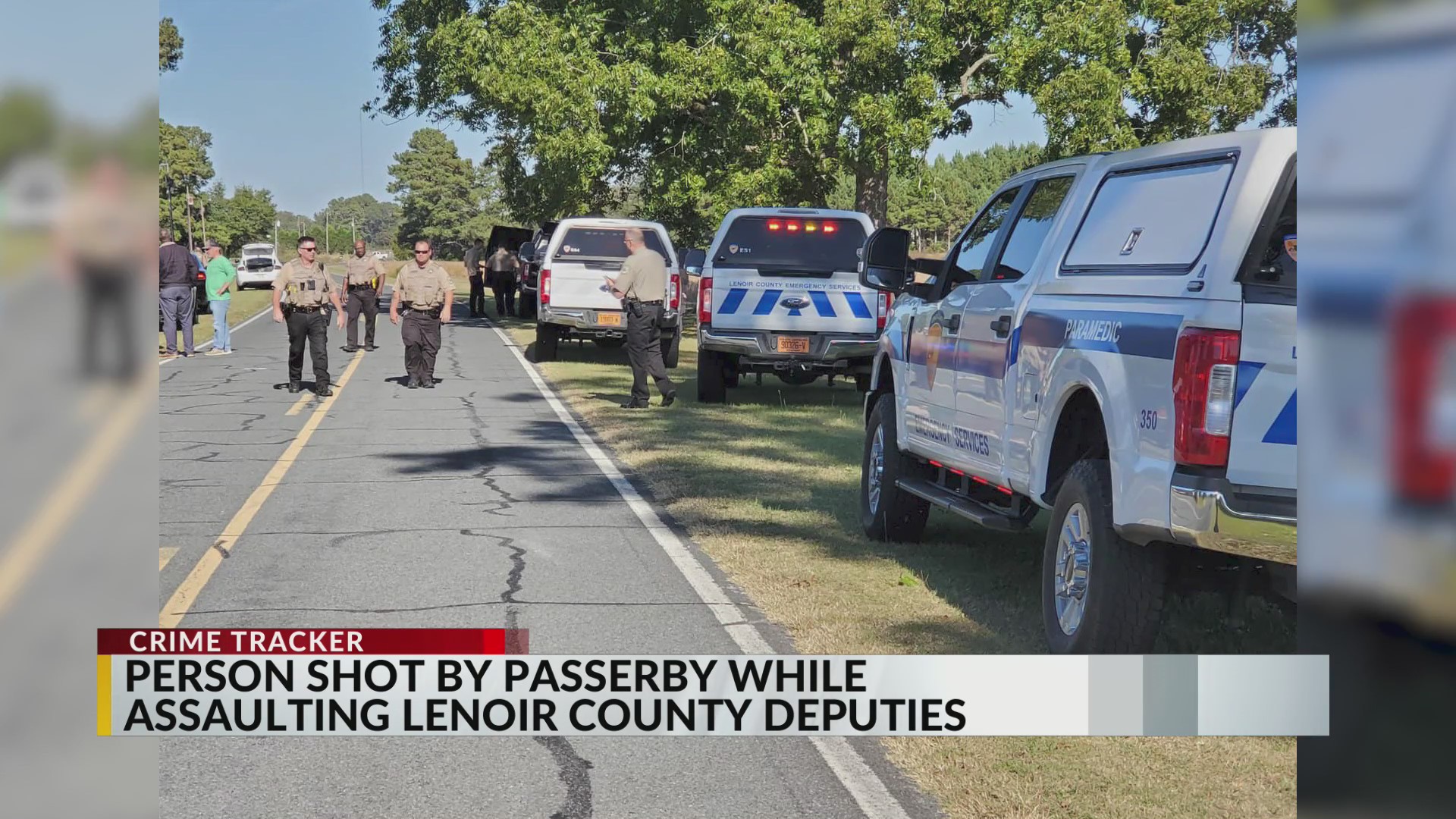Person shot by passerby while assaulting Lenoir County deputies – WNCT