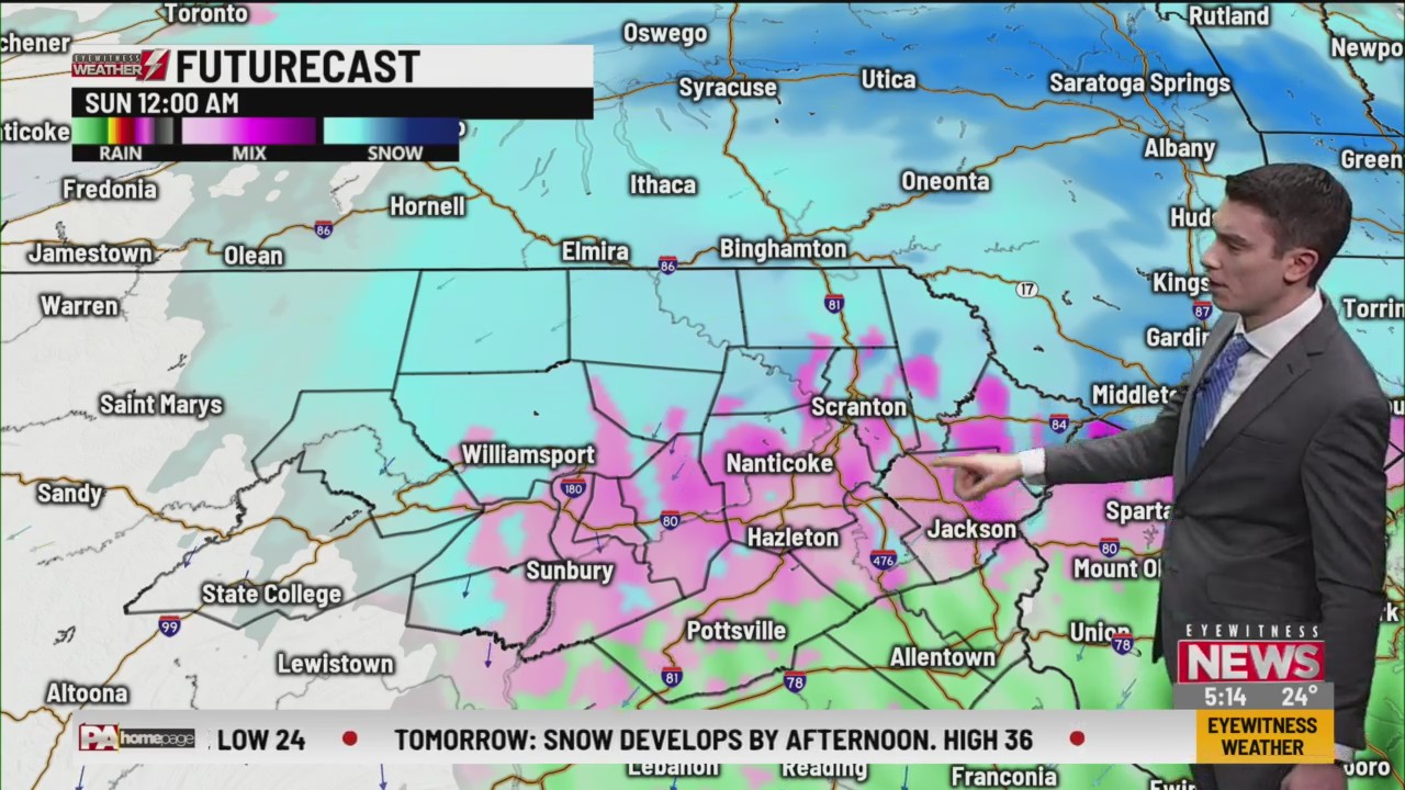 Your Eyewitness Weather Forecast 1.5.24 (5am)