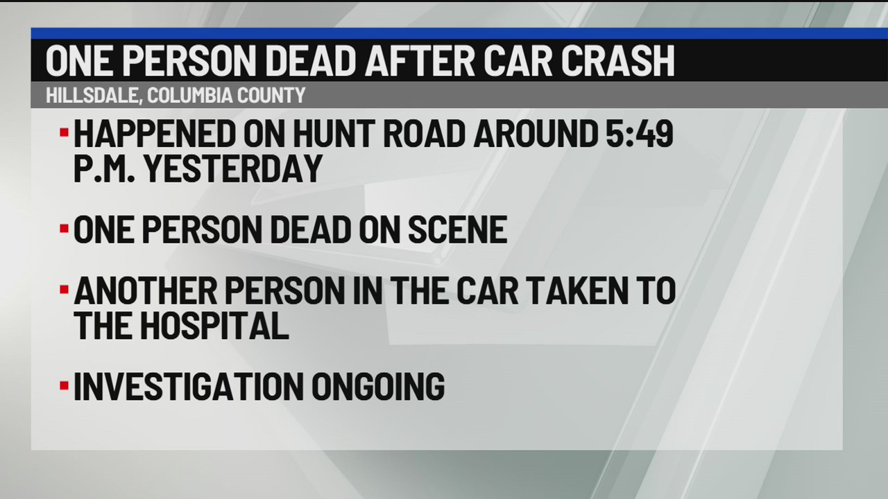 One person dead after car crash in Columbia County – NEWS10 ABC