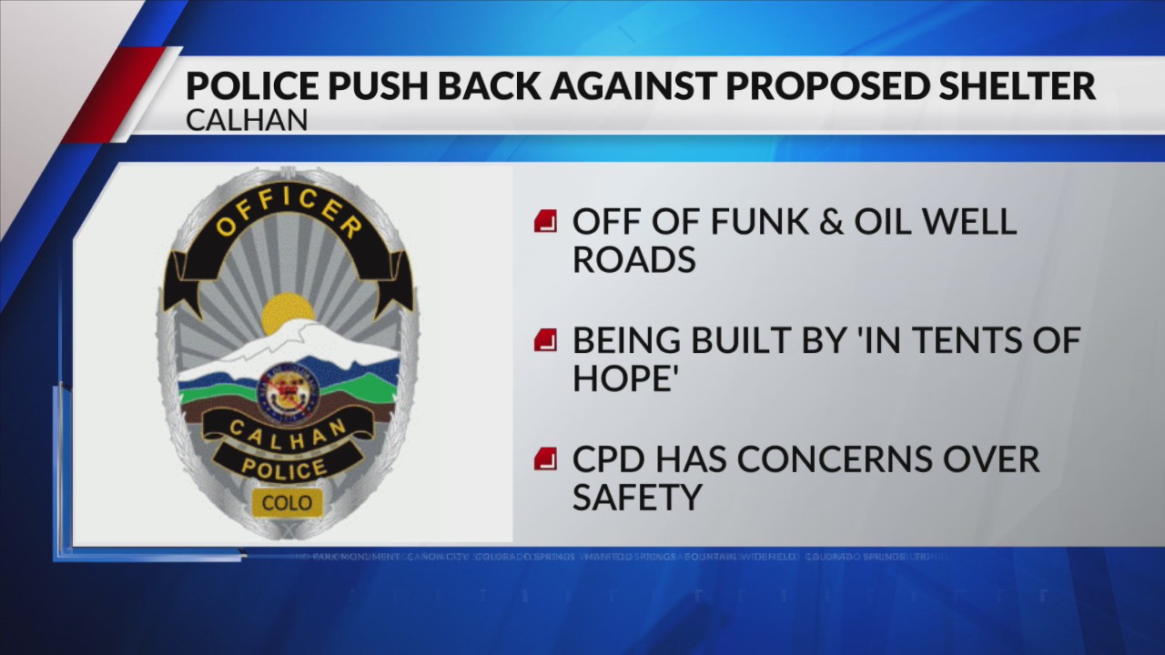 Nonprofit responds to Calhan police concerns over homeless shelter