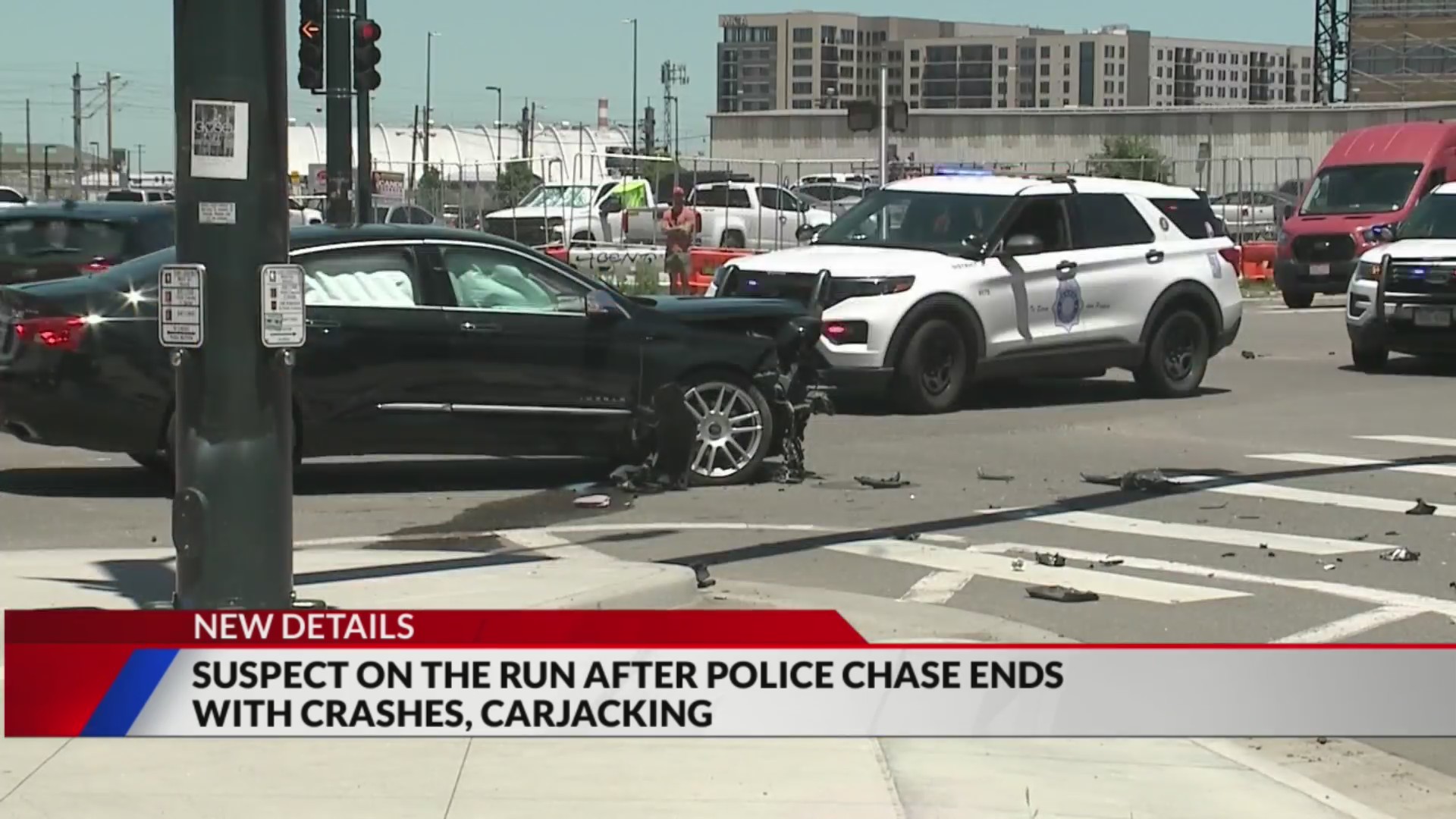 Police chase ends in Denver with crashes, carjacking – FOX31 Denver
