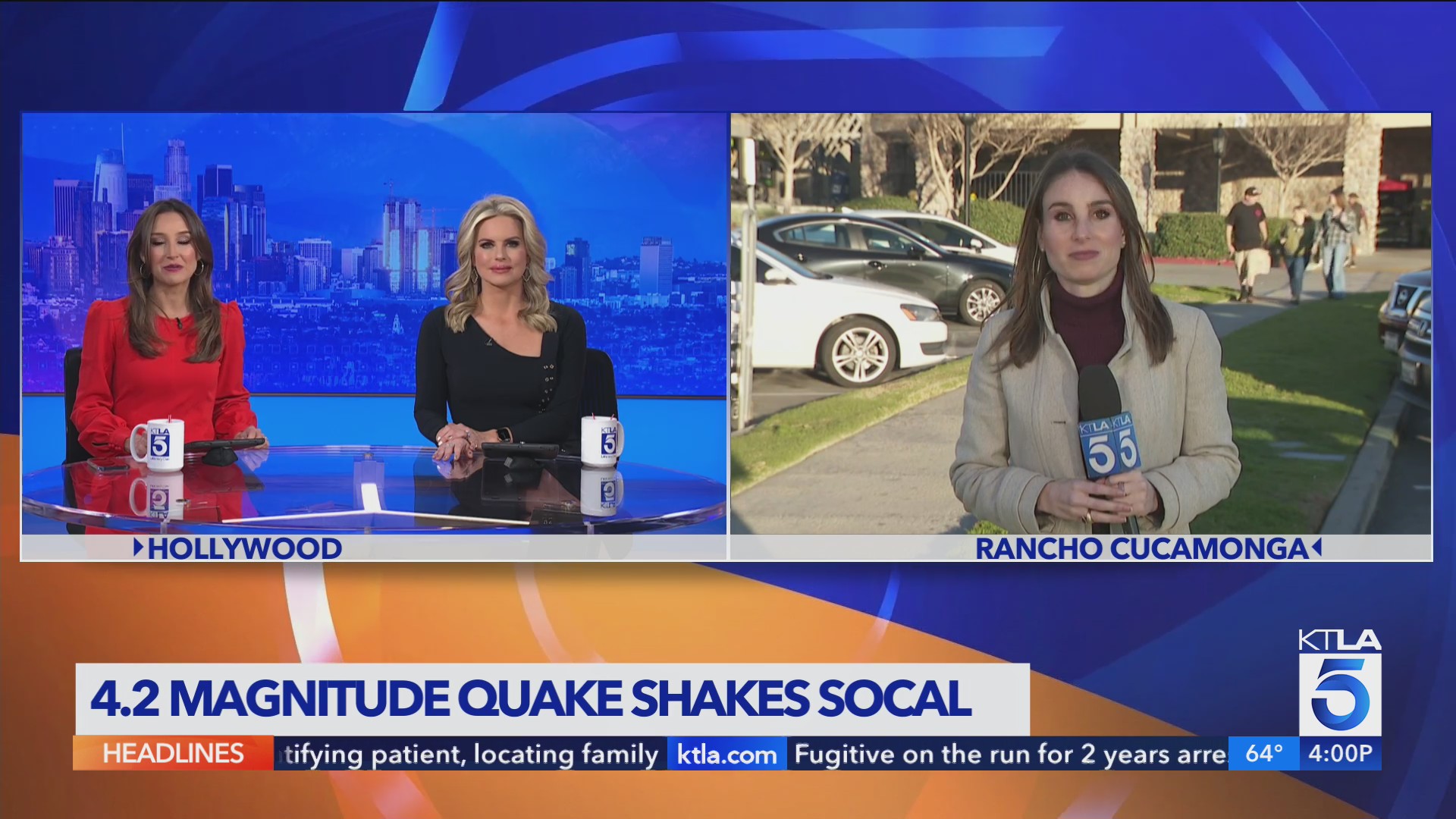 Earthquake ktla news