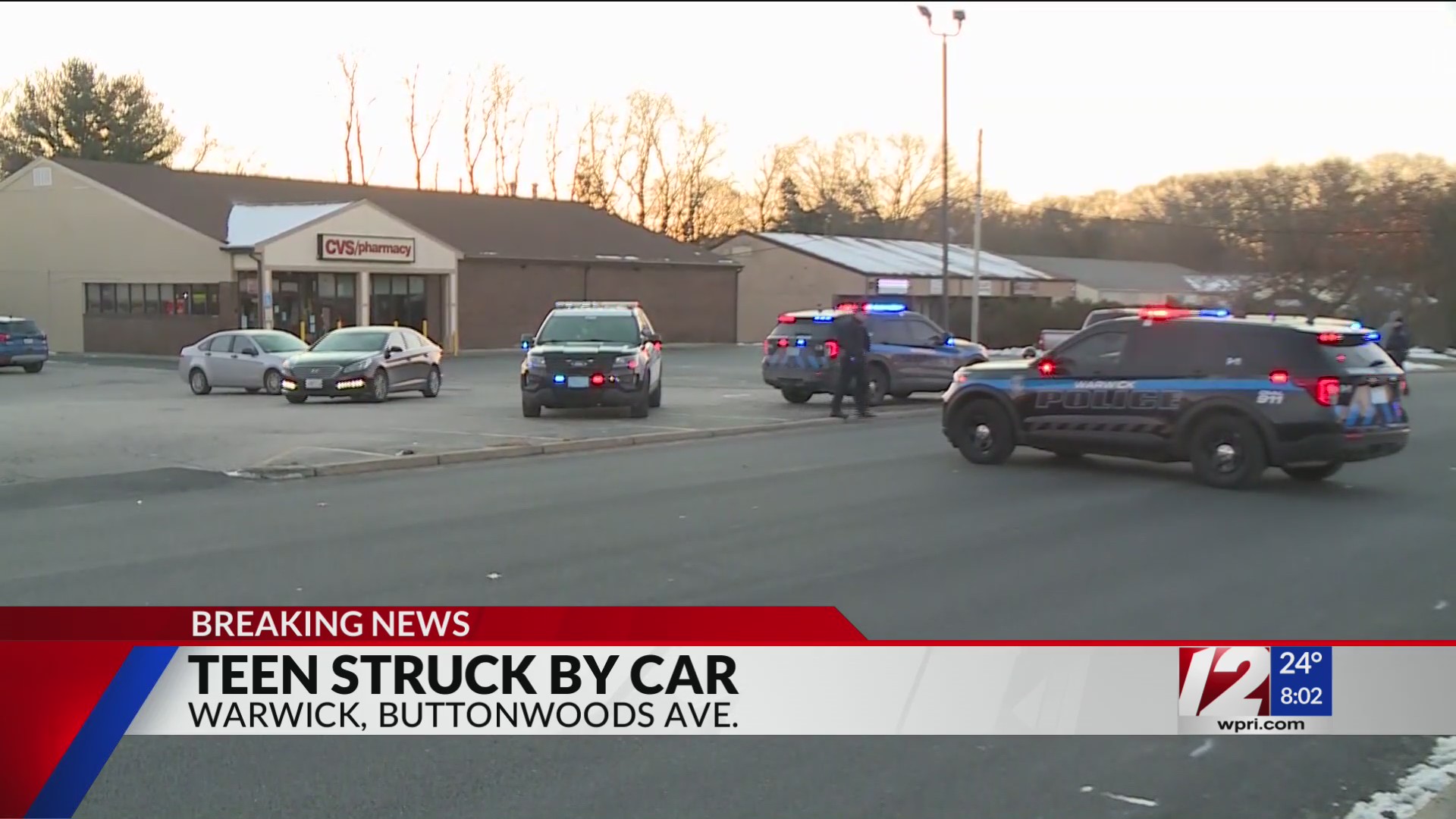 16-year-old struck by car in Warwick – WPRI.com