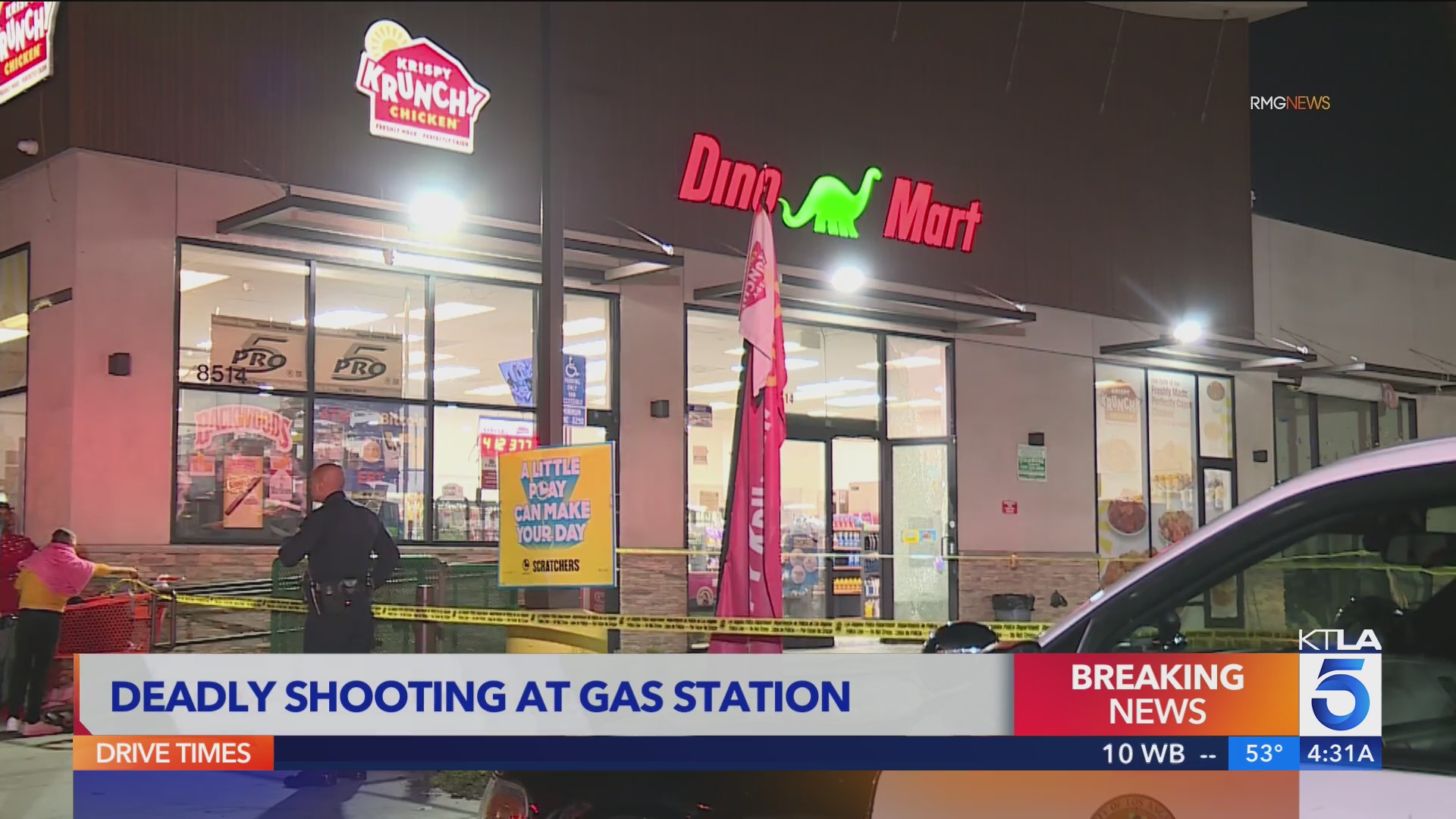 Man fatally shot while sitting in car at South Los Angeles gas station ...