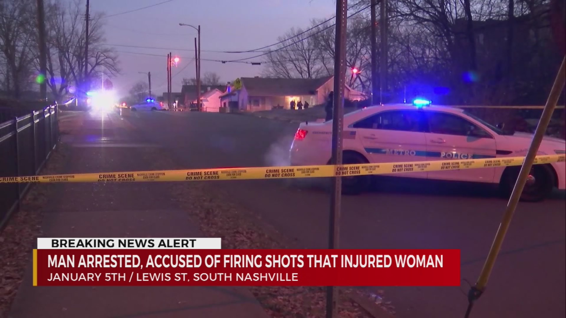 Man accused of firing shots that injured woman arrested – WKRN News 2