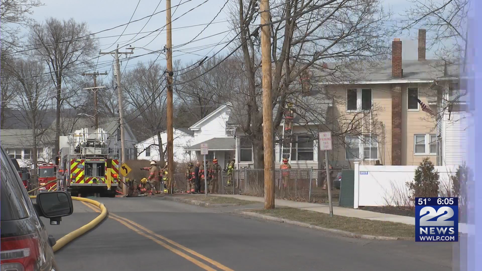Crews work to put out fire on Canal Street in South Hadley – WWLP