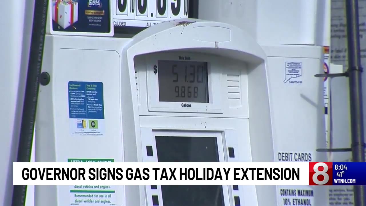 Gov. Lamont signs gas tax extension