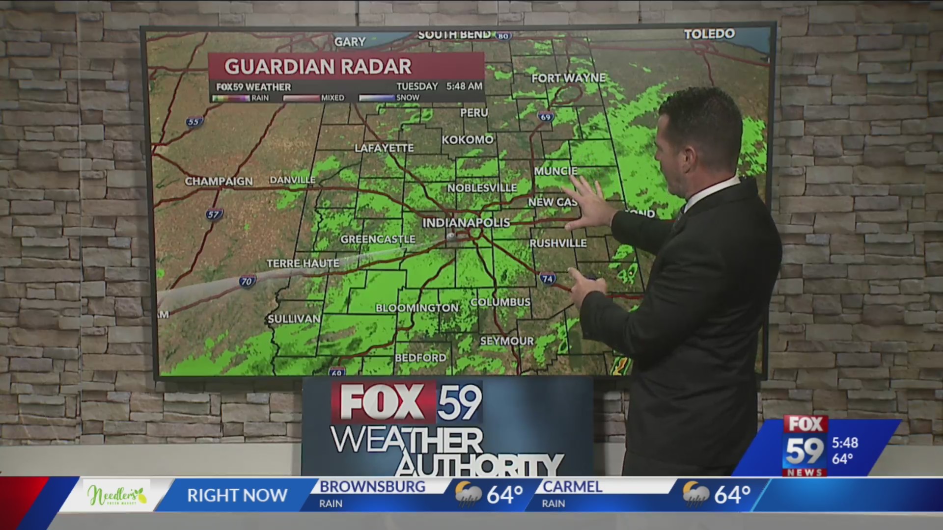 Tracking showers and cooler temperatures – Fox 59