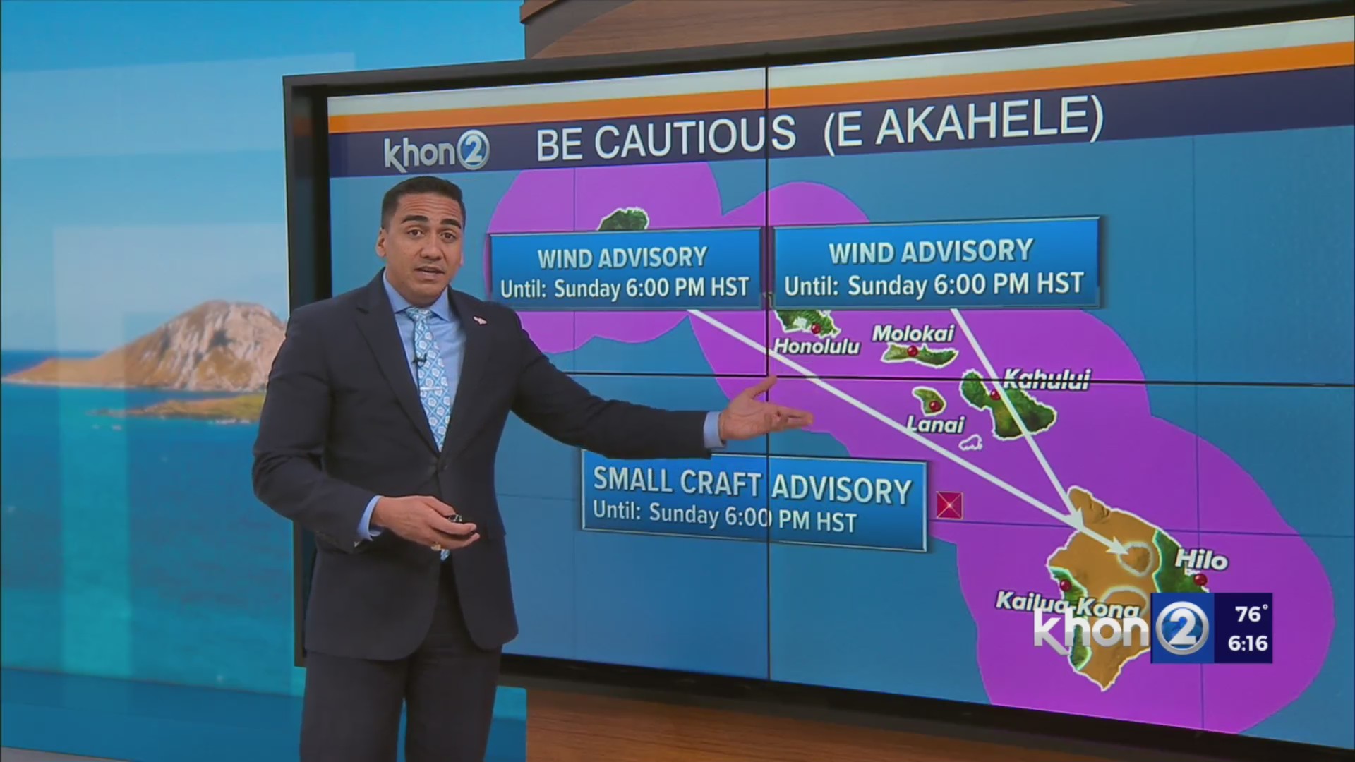 Wind Advisory remains in effect for portions of state – KHON2
