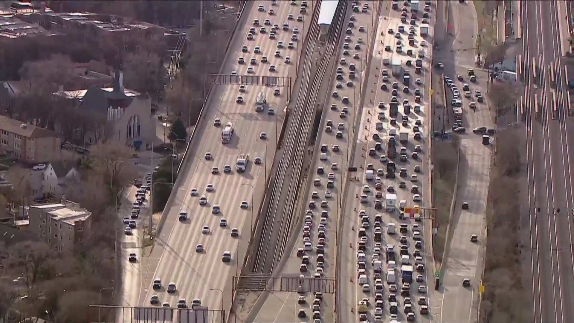 Kennedy Expressway construction to begin Monday night – WGN-TV