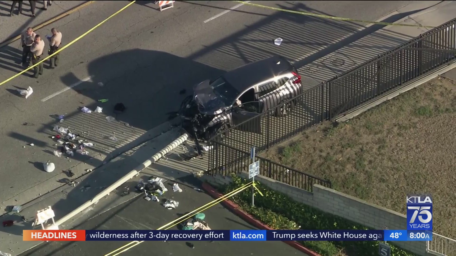 22 LASD recruits struck by wrongway driver in South Whittier KTLA