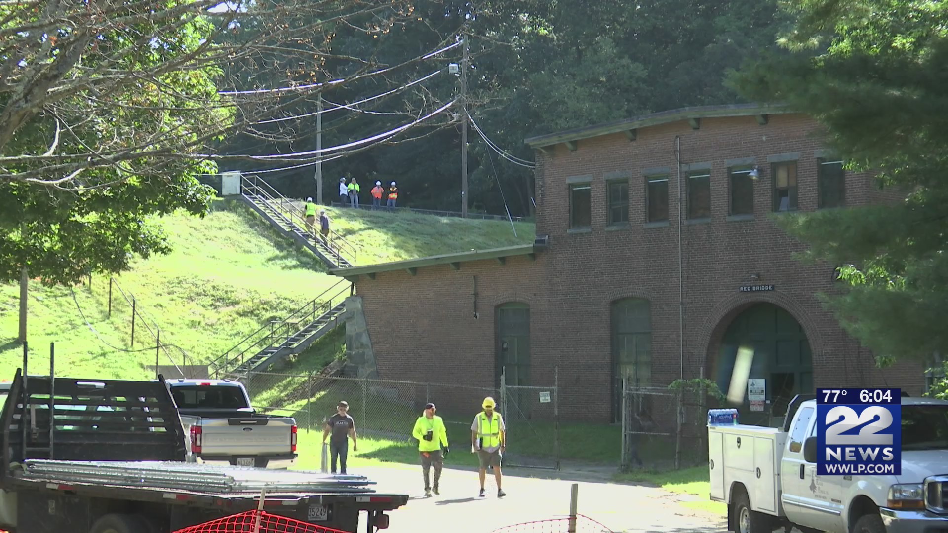 Crews begins cleanup efforts at Red Bridge Hydro Power Plant in