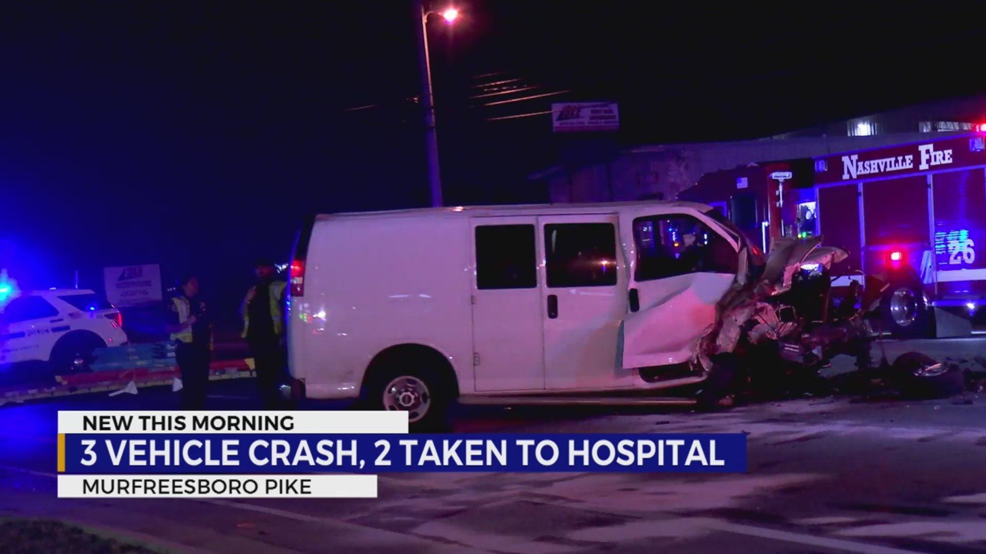 2 injured in crash on Murfeesboro Pike – WKRN News 2