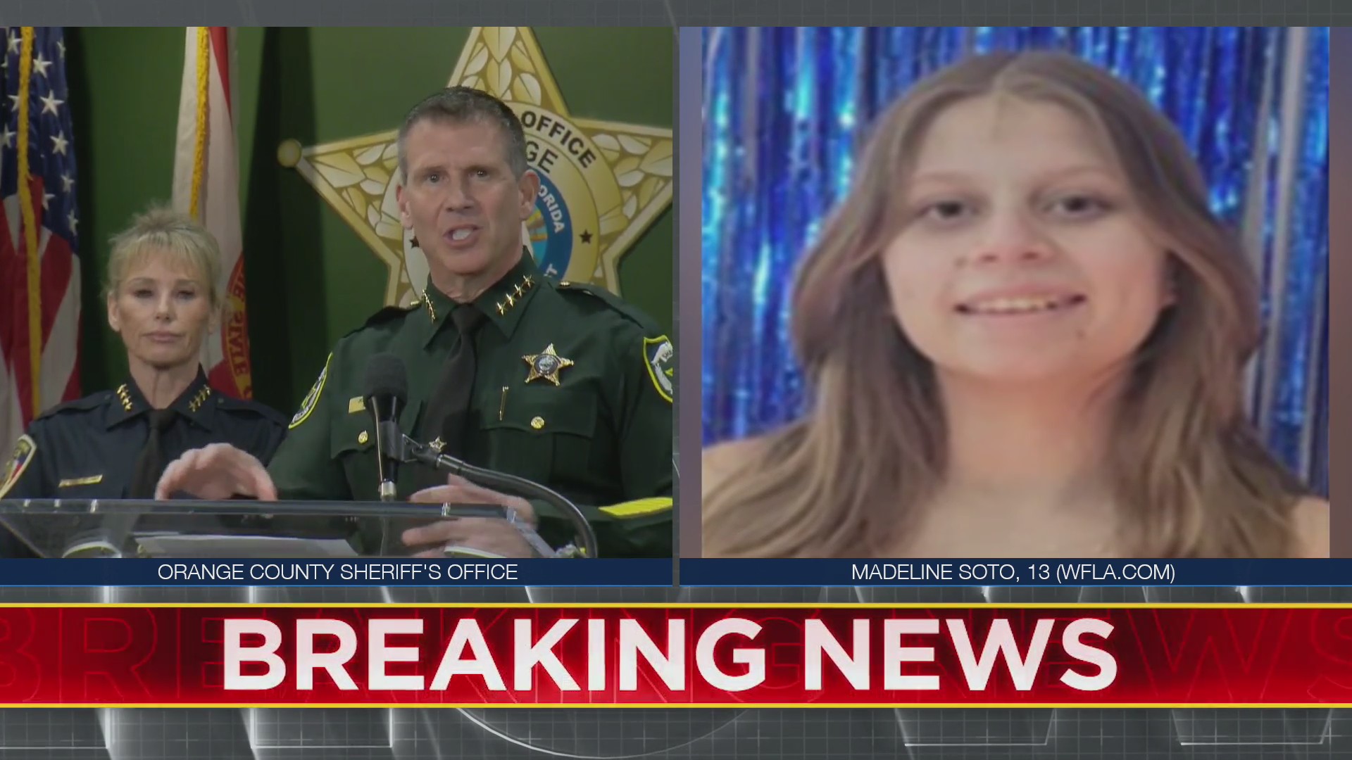 Sheriff ‘confident’ missing 13-year-old Florida girl is dead – WFLA