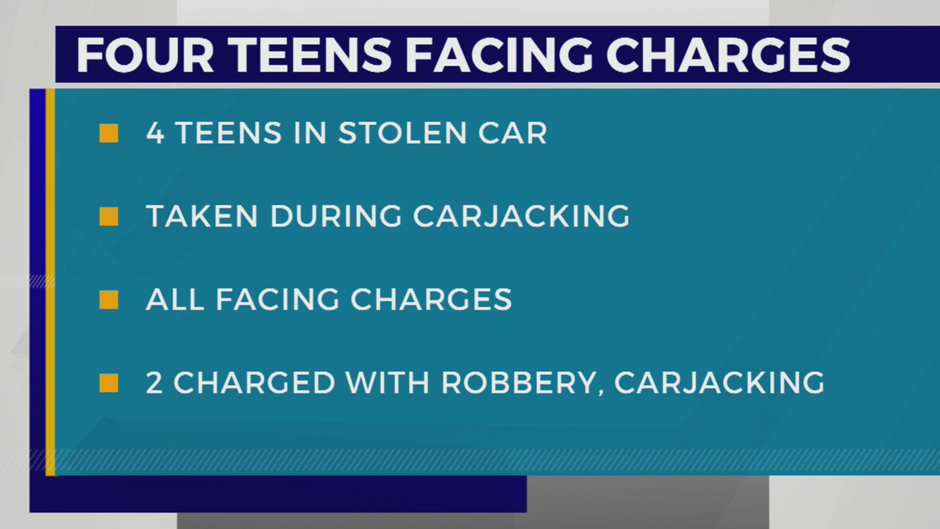 4 teens arrested after late night chase in Nashville – WKRN News 2