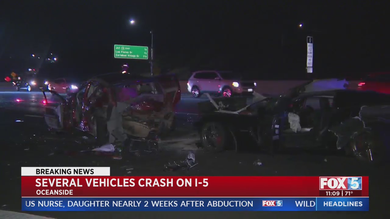Several Vehicles Crash On I-5 – FOX 5 San Diego & KUSI News