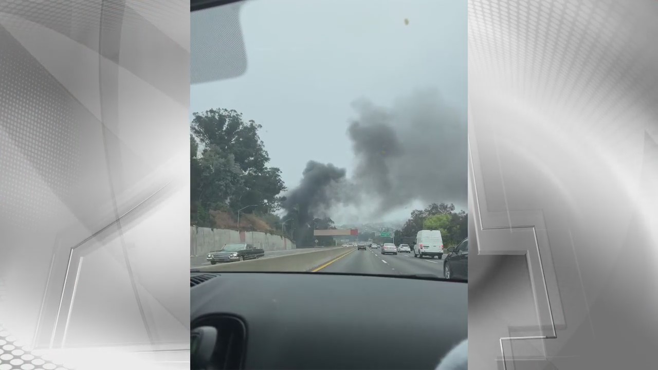 Fire burns along Hwy 101 in San Francisco – KRON4