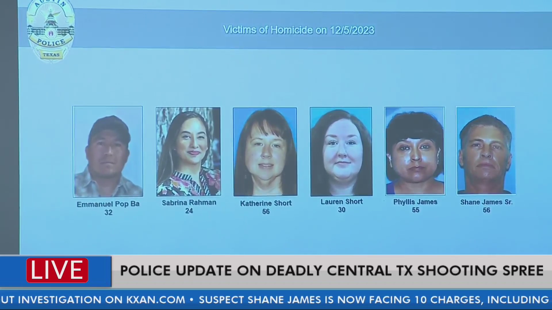 Austin police update 1 week after deadly shooting spree – KXAN Austin