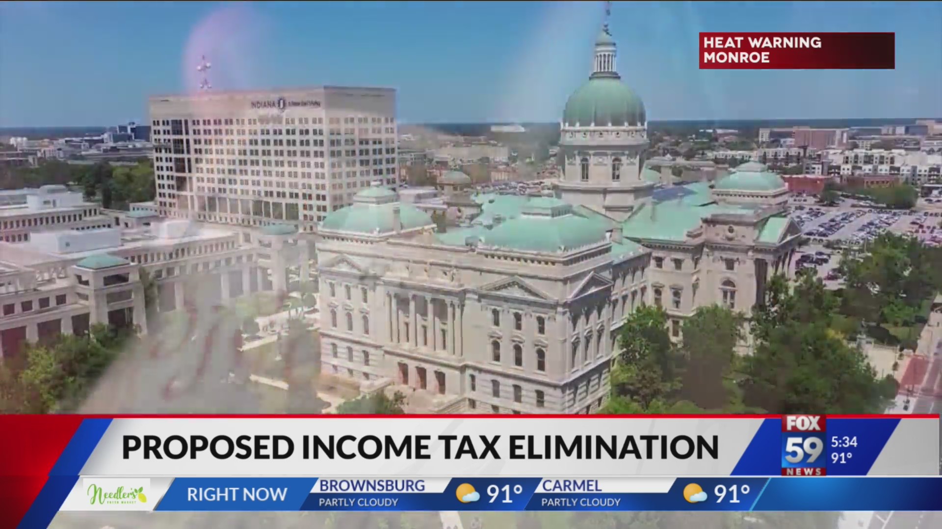 Gubernatorial candidate proposed Indiana tax elimination Fox 59