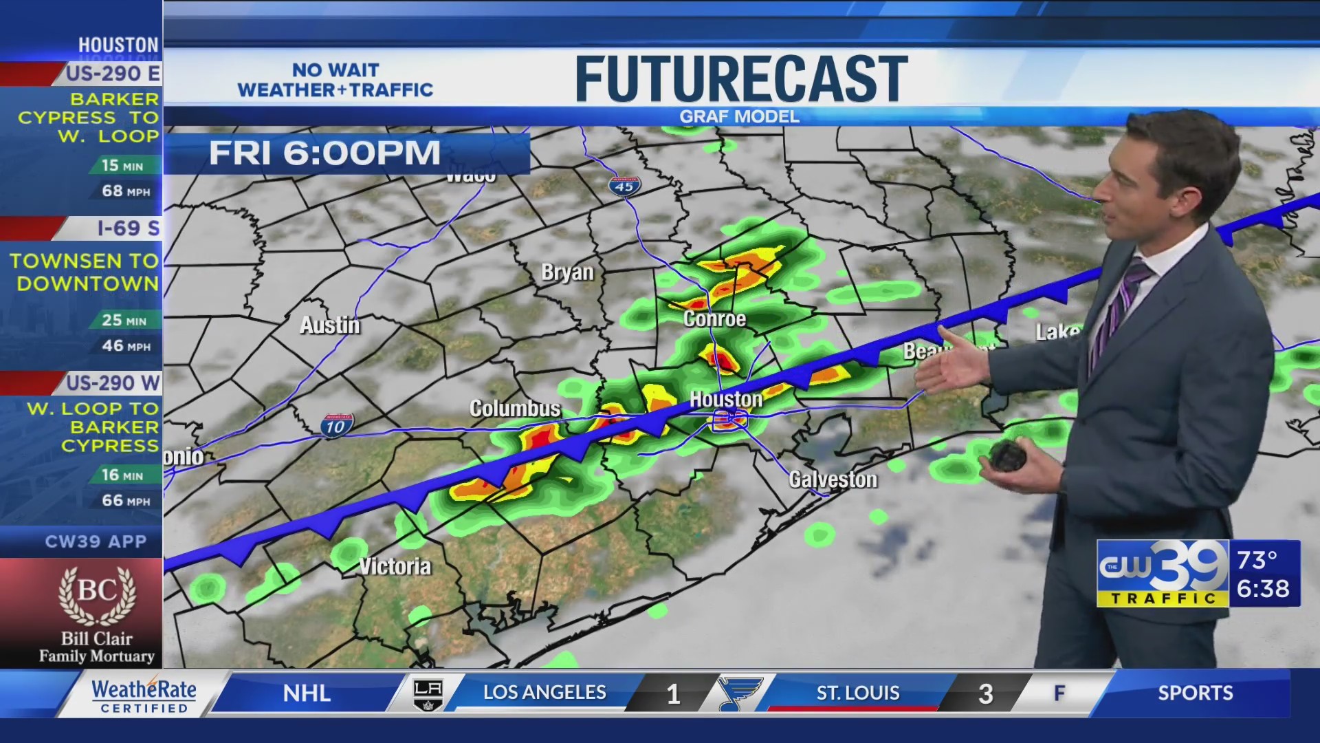 Severe storms and heavy rain possible Friday – CW39 Houston