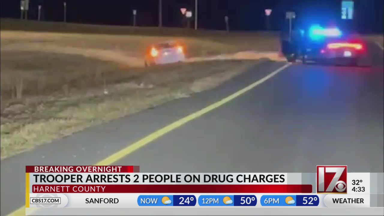 2 arrested in Harnett County after chase on I-95 – CBS17.com