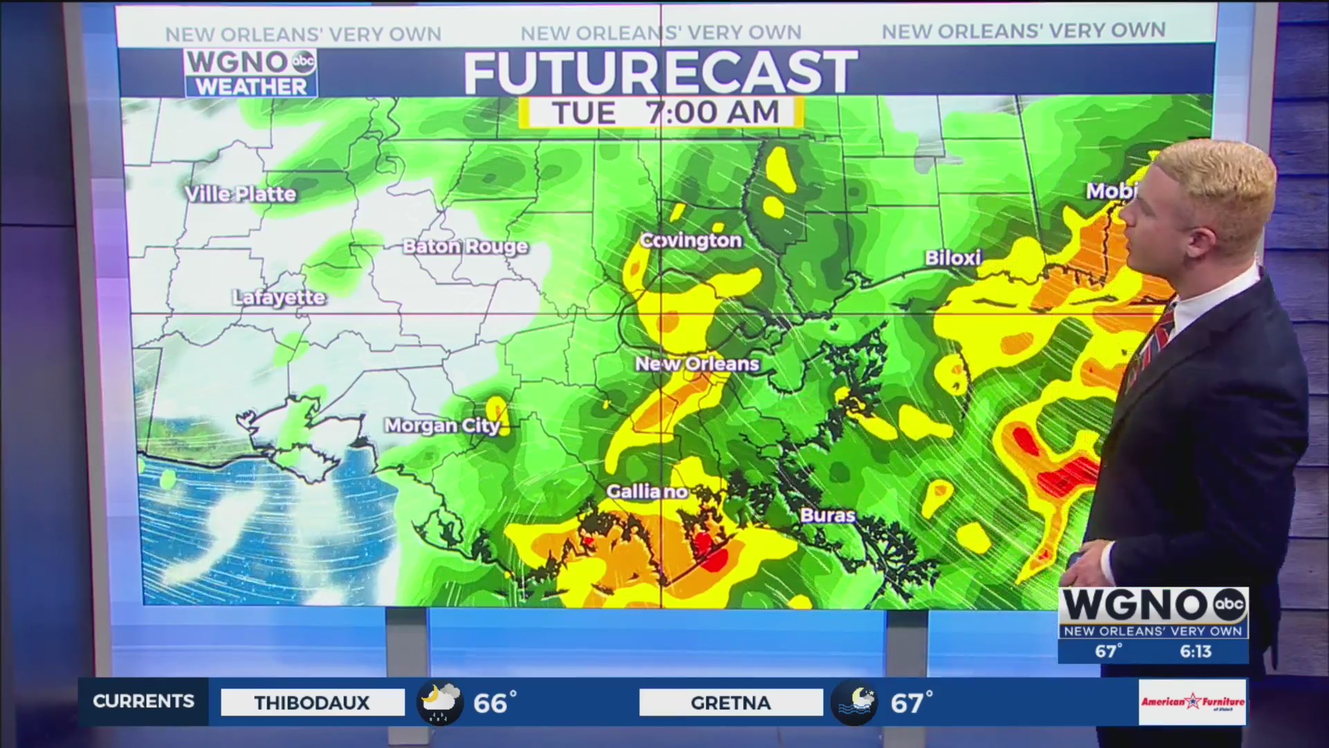 Low-end threat for flooding, strong storms Tuesday – WGNO
