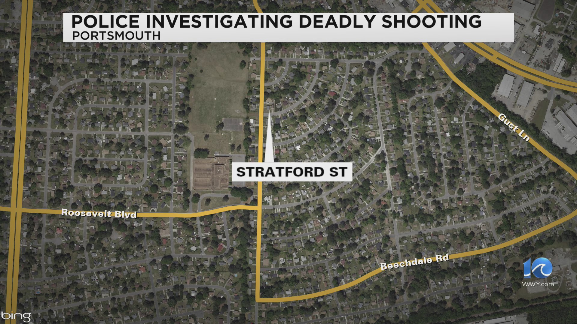 1 man dead after shooting in Portsmouth on Stratford Street – WAVY.com