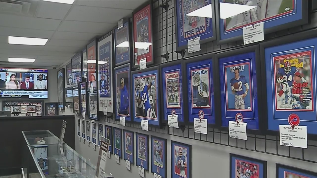 Local sports memorabilia store opens brick and mortar News 4 Buffalo