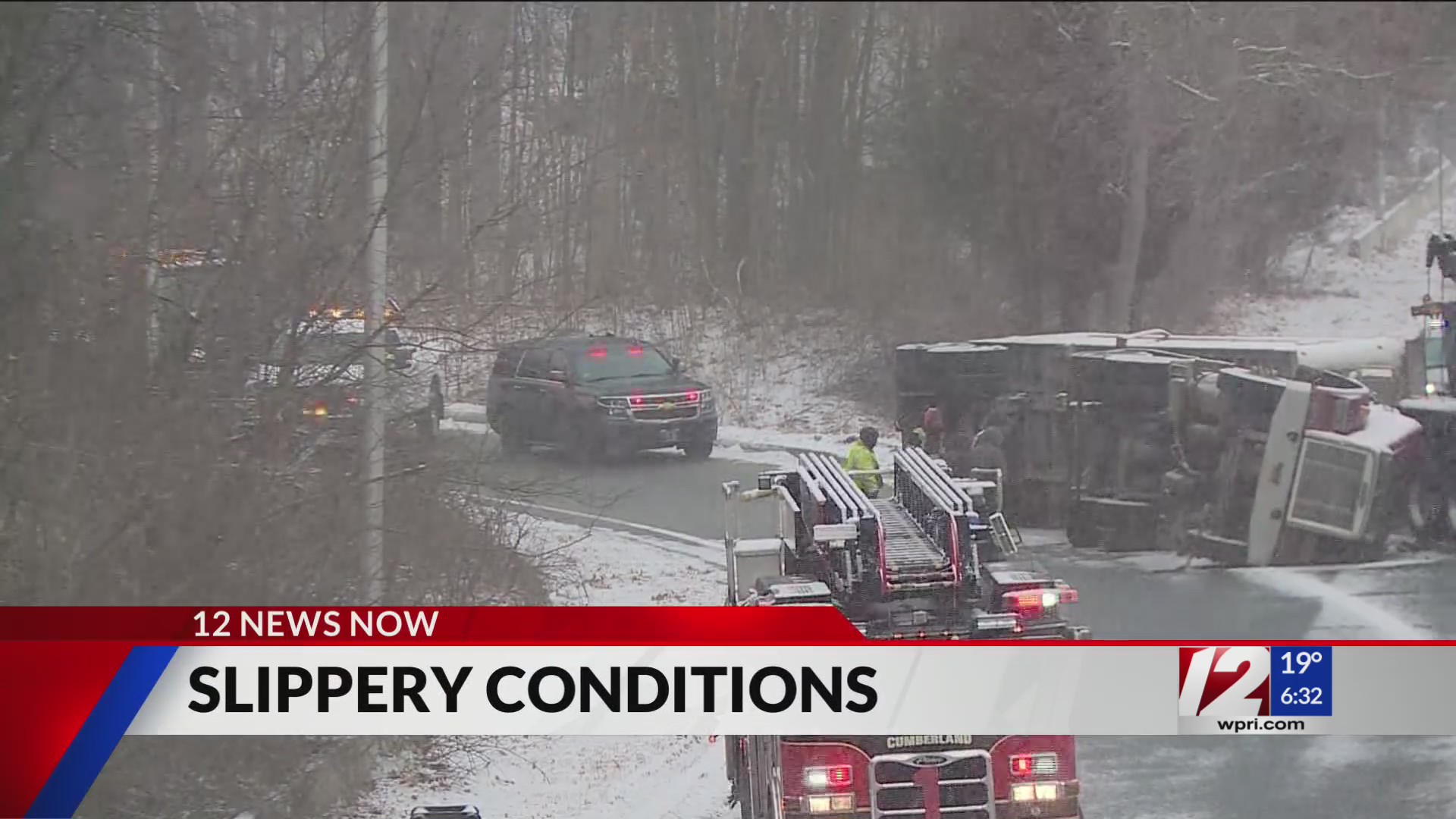 Snow showers cause slick roads across Southern New England – WPRI.com