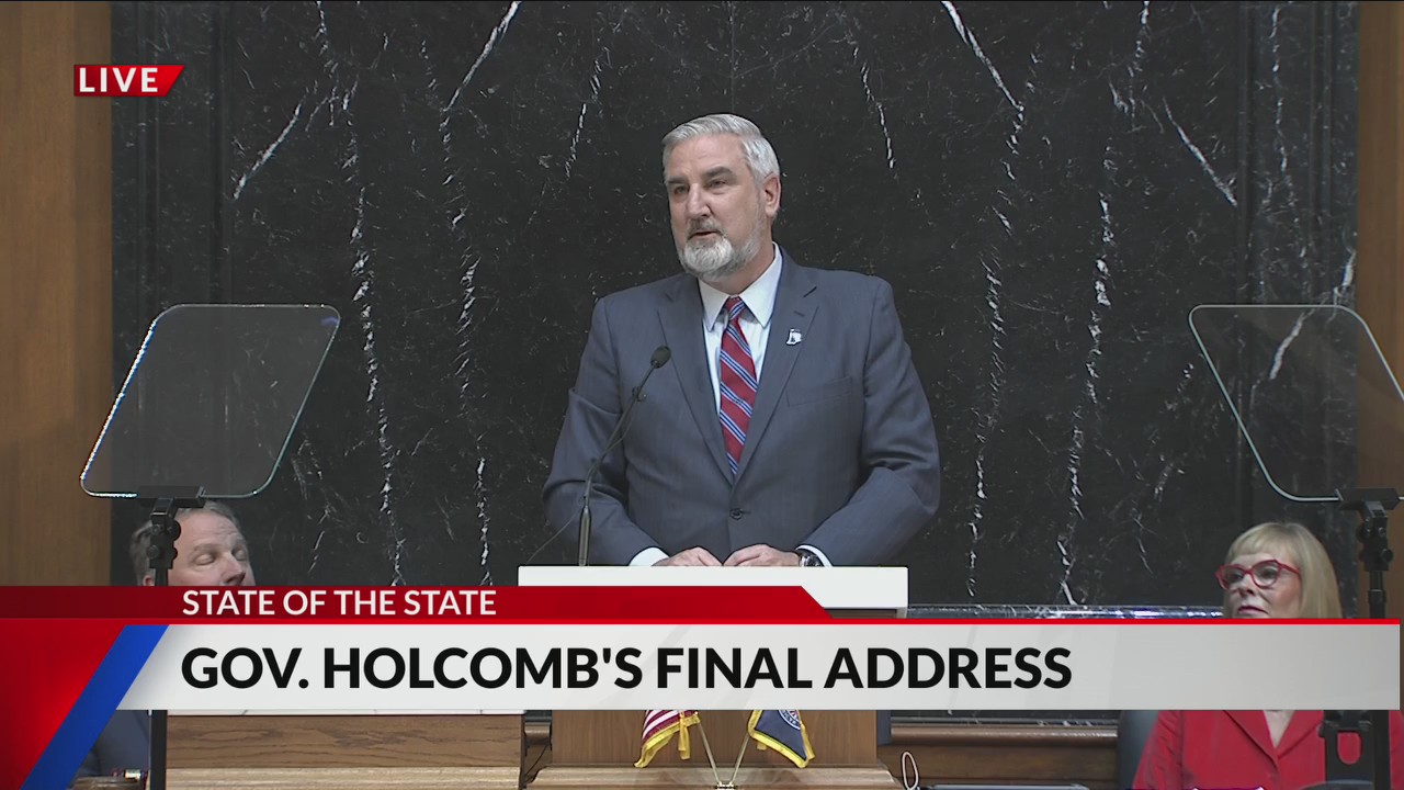 Indiana Gov. Eric gives final ‘State of the State’ address