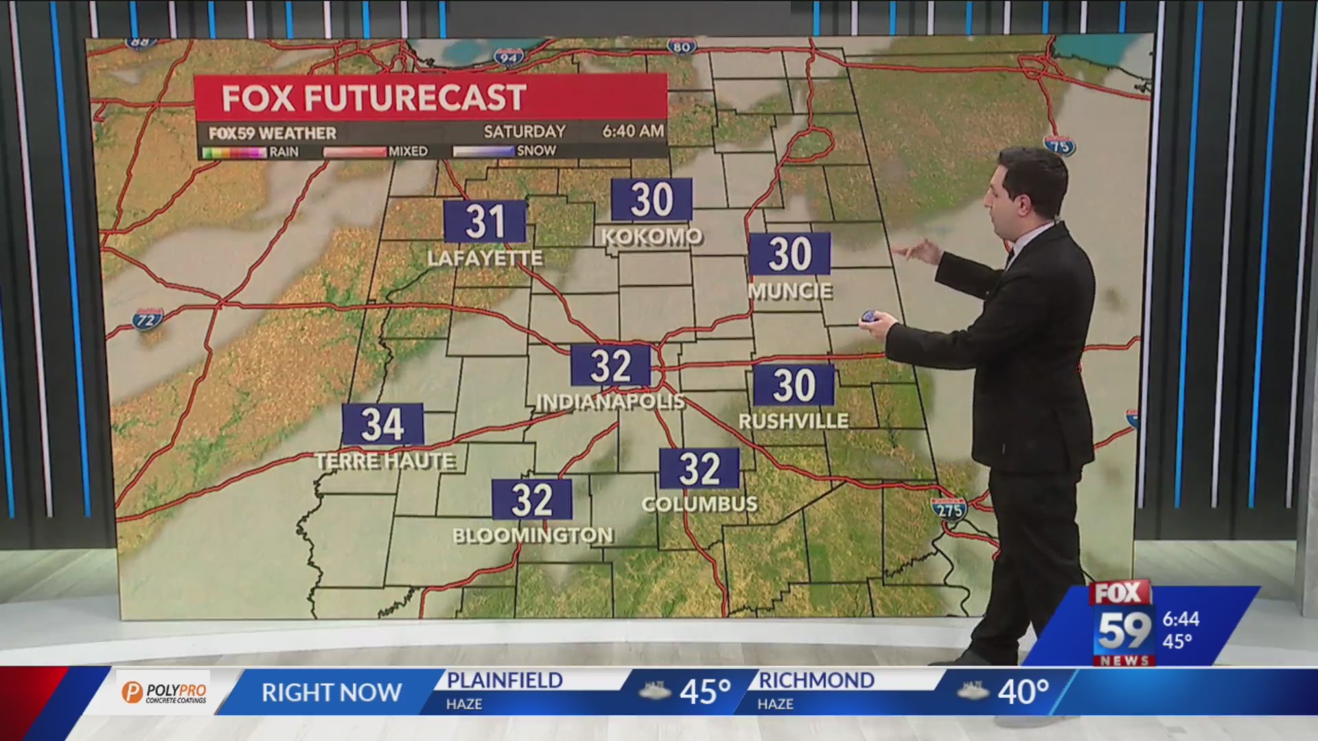 Cool start to the weekend with sunshine returning – Fox 59