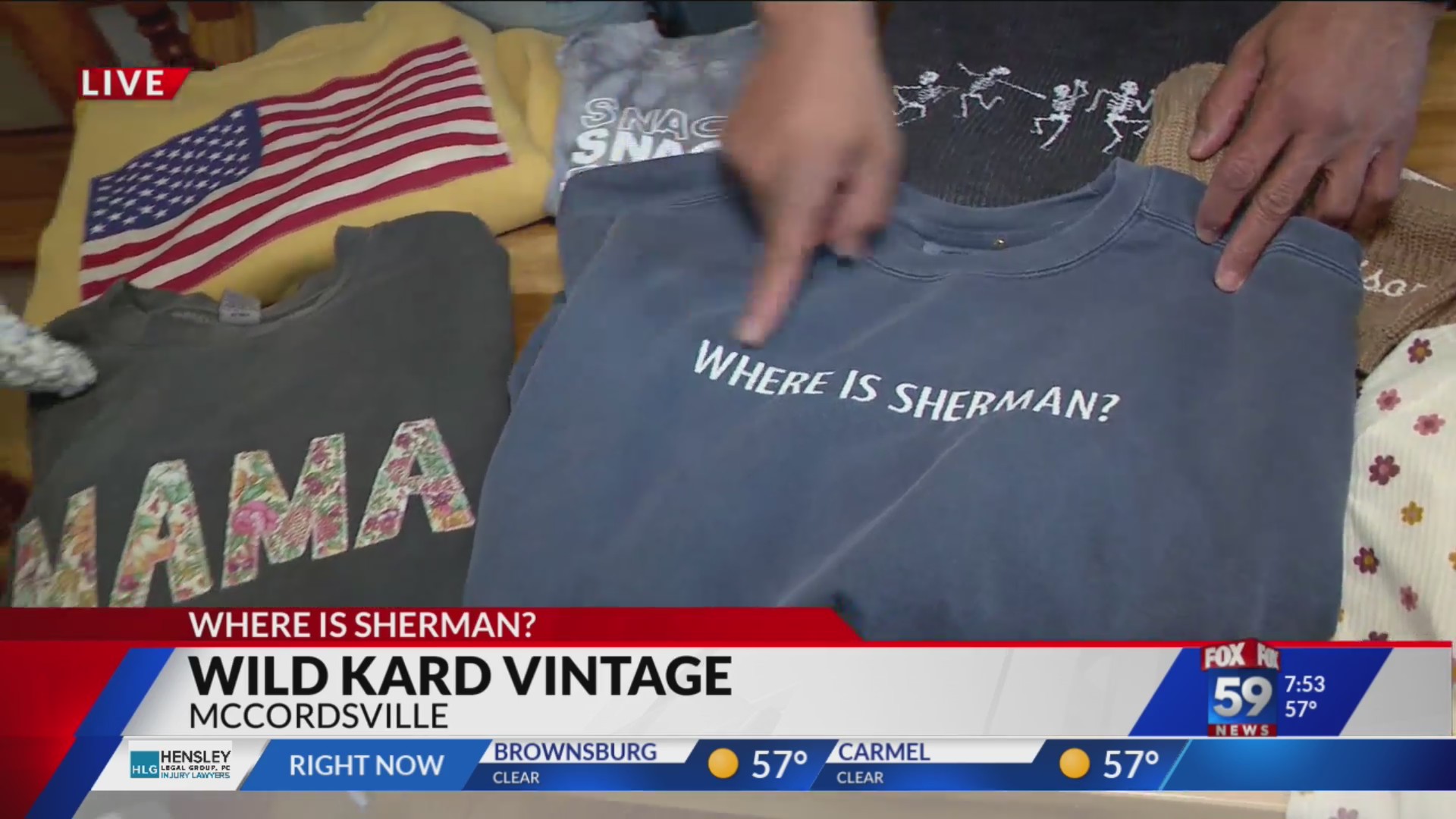 Where Is Sherman? Wild Kard Vintage – Fox 59