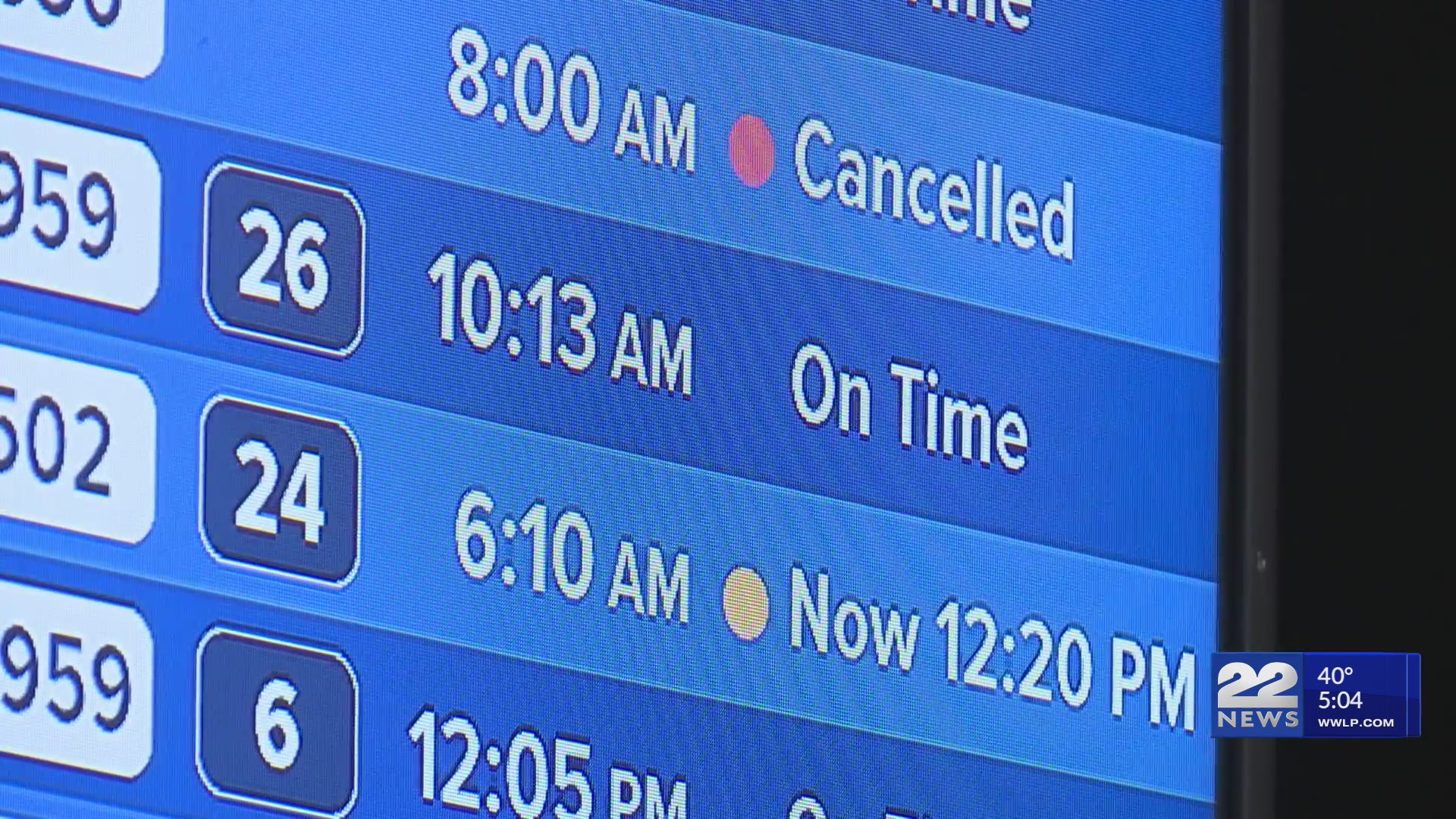 Dense fog delays flights at Bradley International Airport WWLP