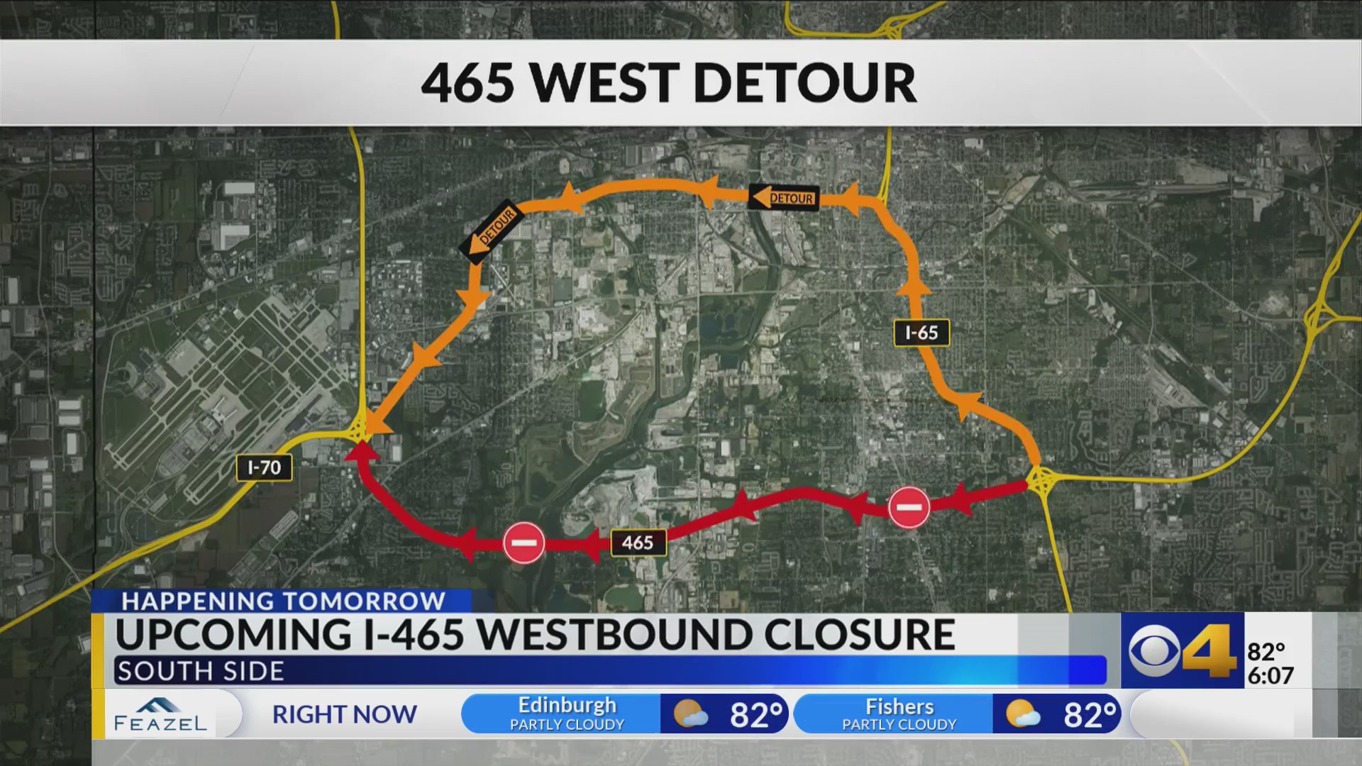 Drivers dreading I-465 westbound closure on the south side – Fox 59