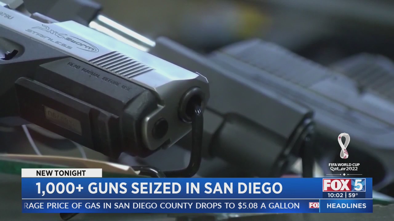 1,000+ Guns Seized In San Diego FOX 5 San Diego & KUSI News
