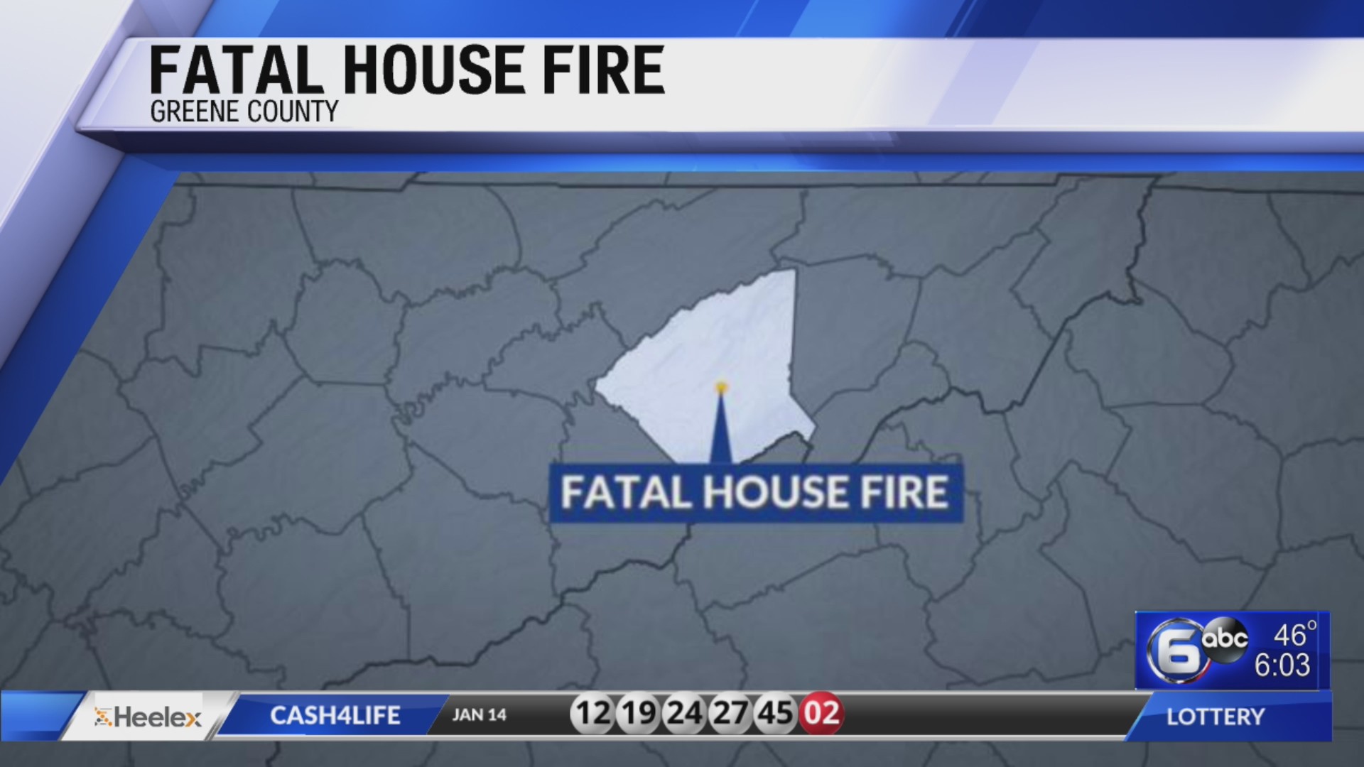 Fatal house fire in Greene County – WATE 6 On Your Side