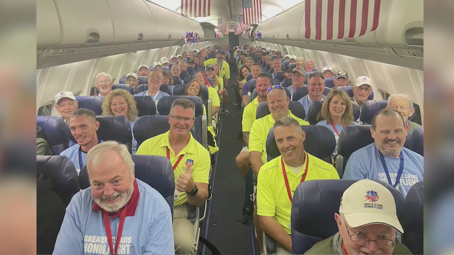 103rd Greater St. Louis Honor Flight headed to Washington, D.C. today