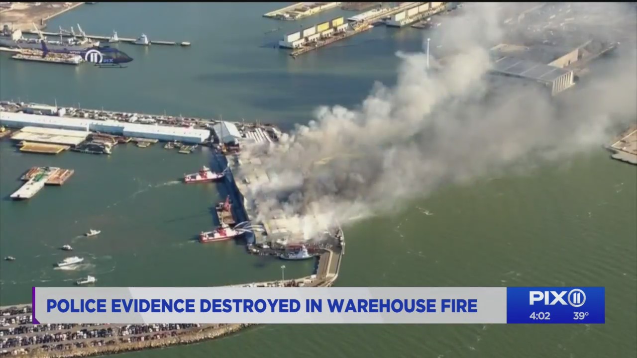 Brooklyn fire rages NYPD impound, evidence warehouse; several injured ...