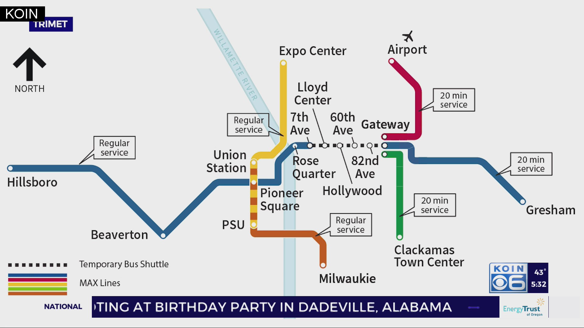 TriMet Red Line extension means commuter disruptions