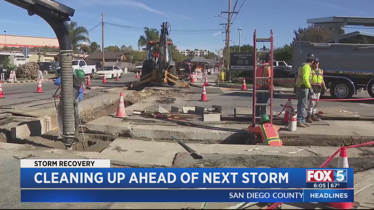 Cleaning Up Ahead Of Next Storm – FOX 5 San Diego & KUSI News