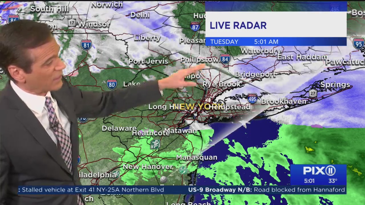 Snow blankets New York and New Jersey – PIX11