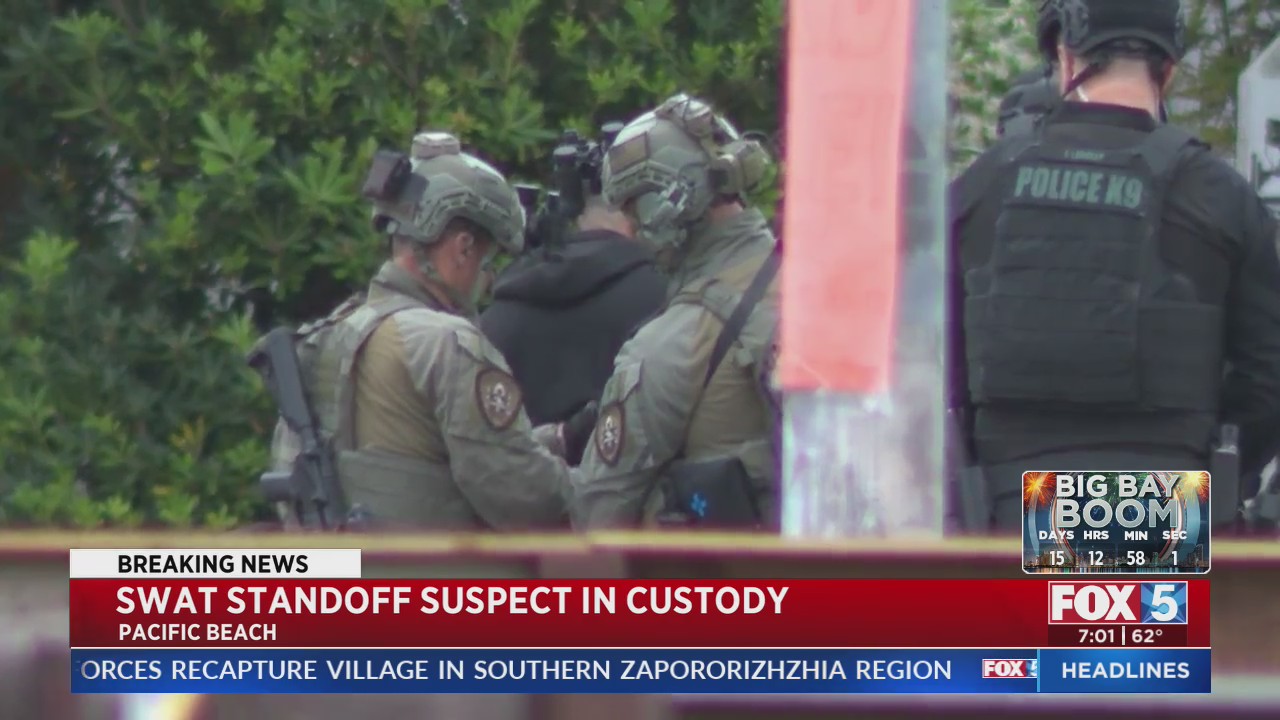 Pacific Beach SWAT Standoff Suspect In Custody – FOX 5 San Diego & KUSI ...