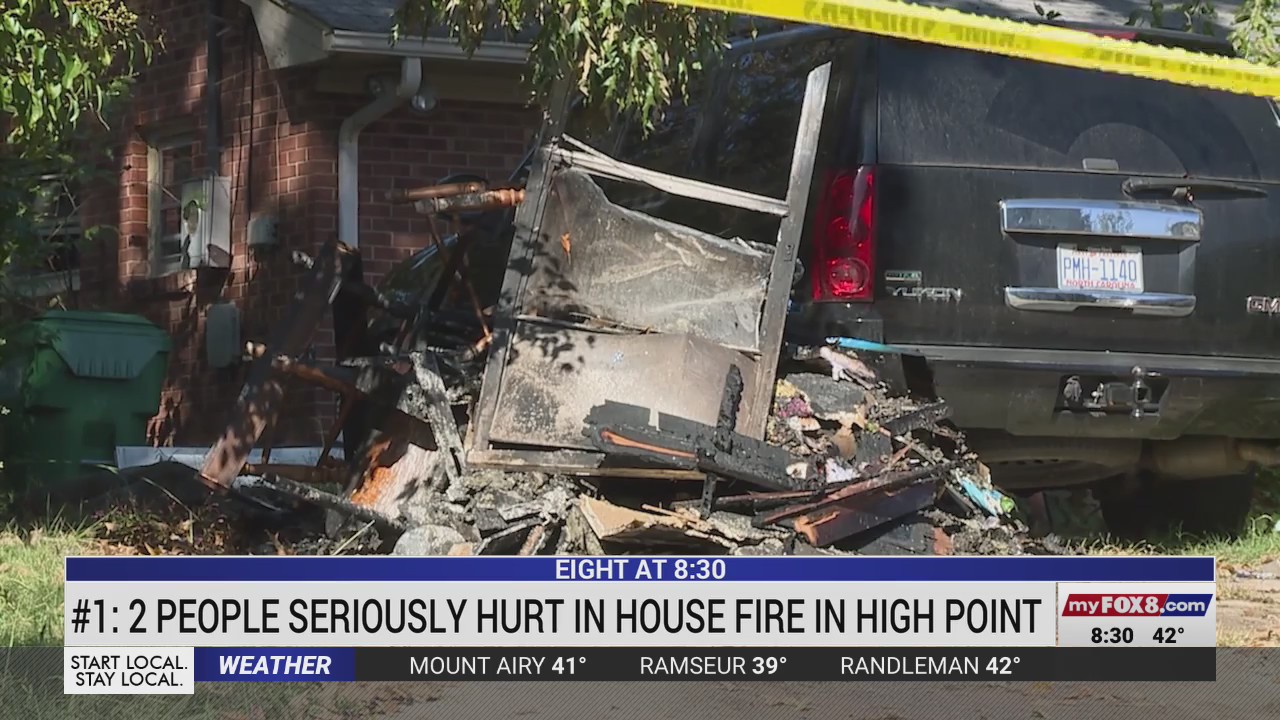 2 people seriously hurt in High Point house fire – FOX8 WGHP