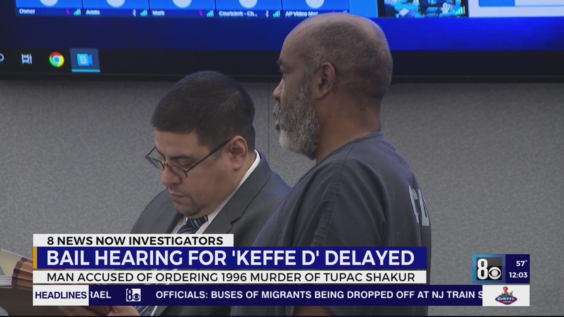 Bail hearing for ‘Keffe D’ in Tupac Shakur murder case delayed – KLAS