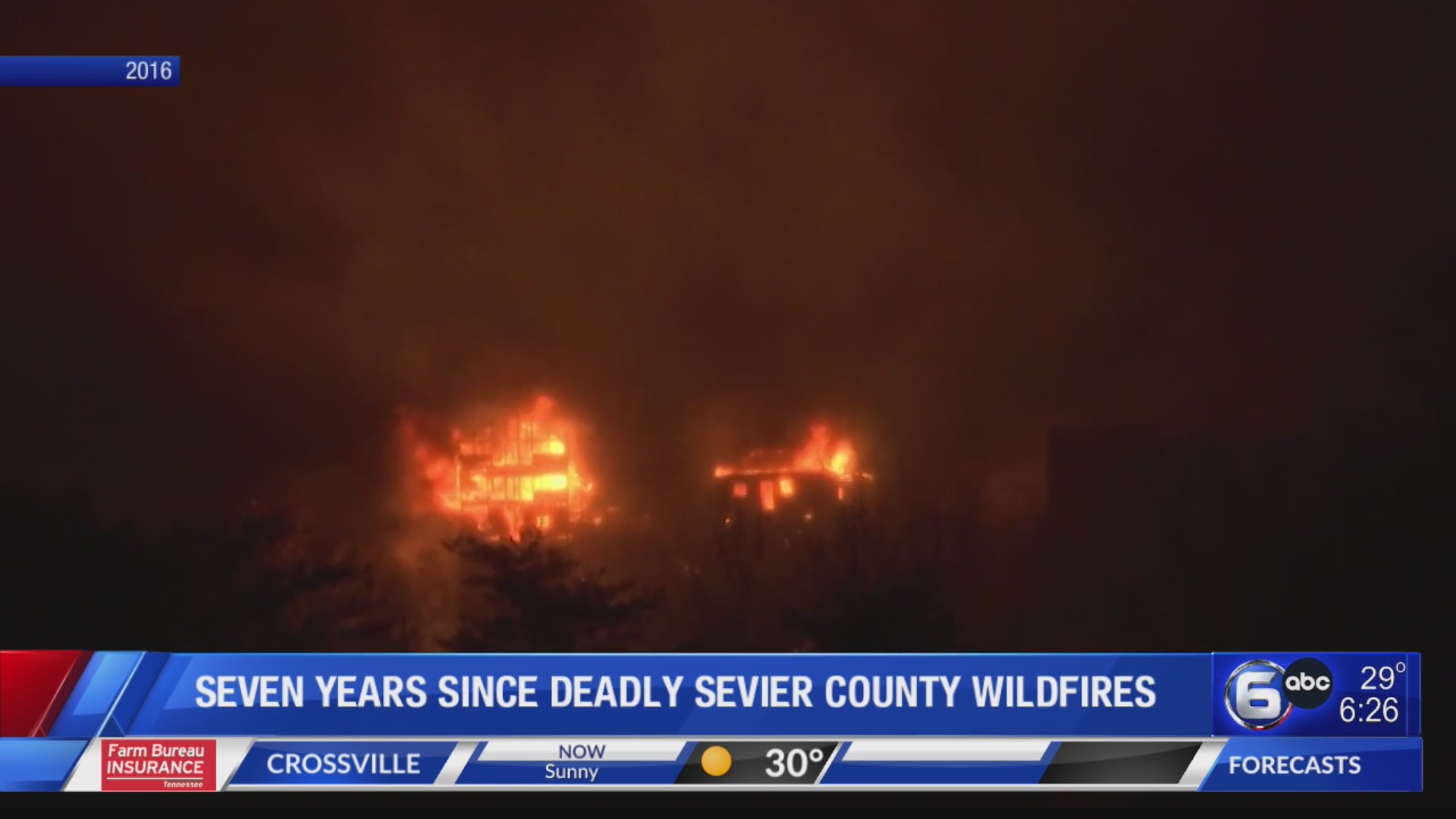 Seven years since deadly Sevier County wildfires, image size:1920x1080