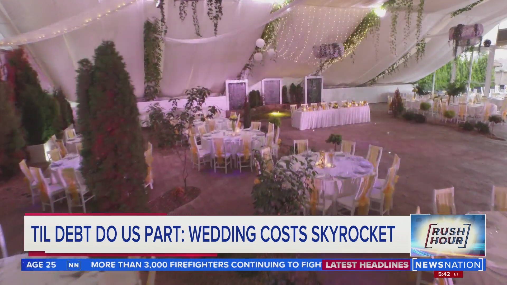 Til debt do us part Wedding costs skyrocket Rush Hour NewsNation