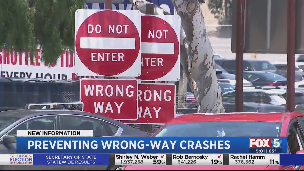 Caltrans Aims To Prevent Wrong-Way Crashes – FOX 5 San Diego & KUSI News