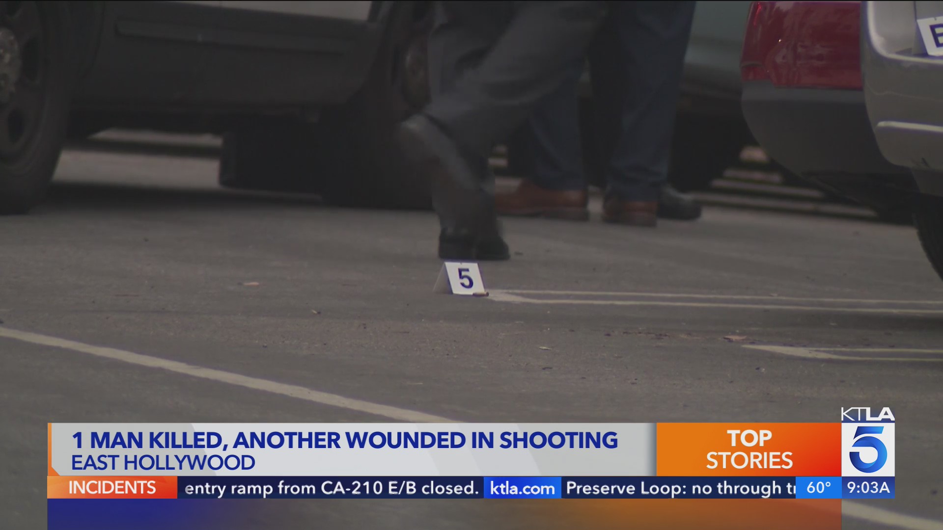 1 man killed, 1 hospitalized in drive-by shooting in East Hollywood – KTLA