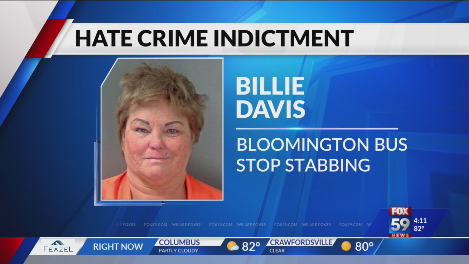 Indiana woman charged with hate crime in Bloomington bus stabbing – Fox 59