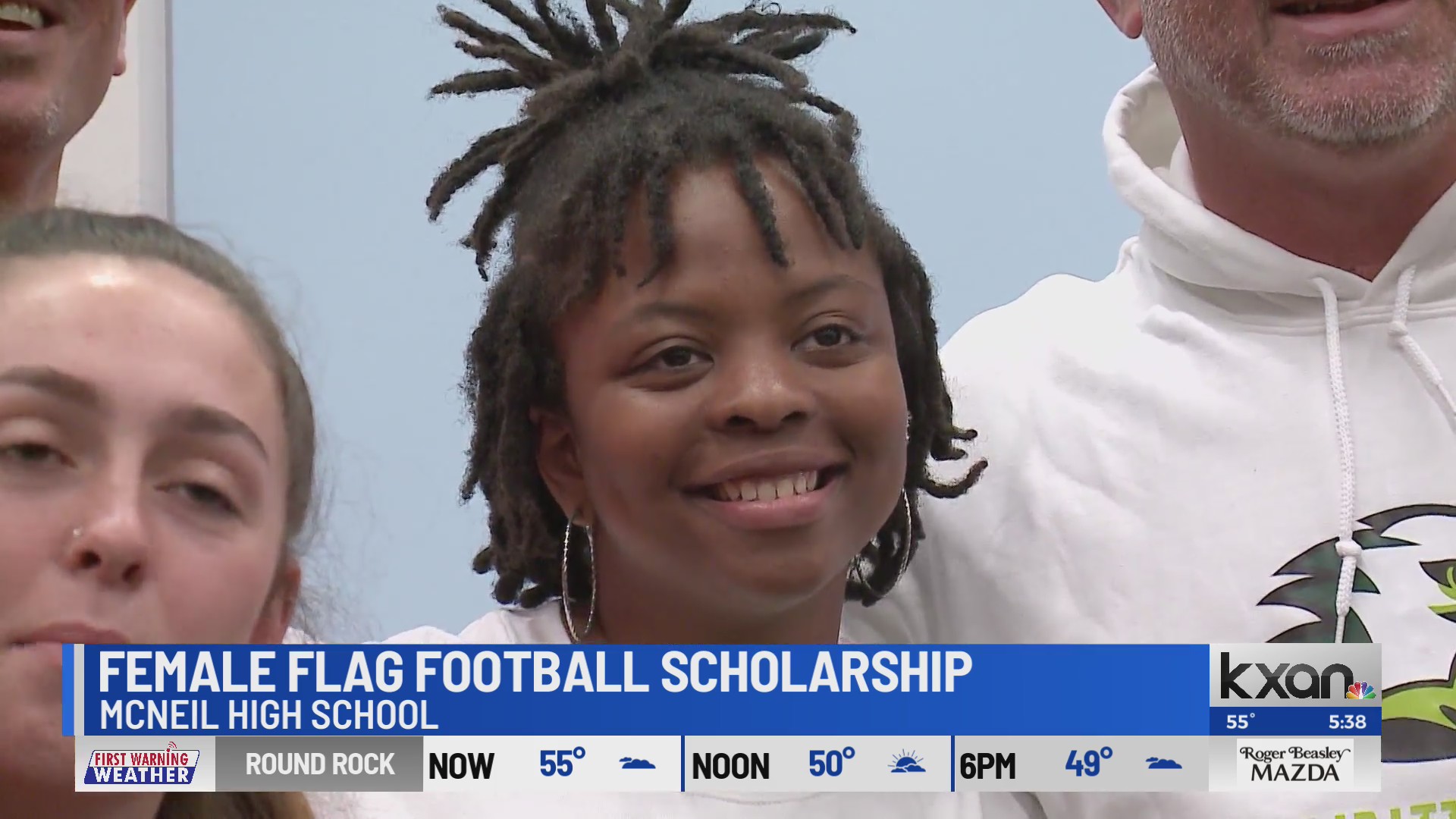 McNeil High senior earns female flag football scholarship KXAN Austin